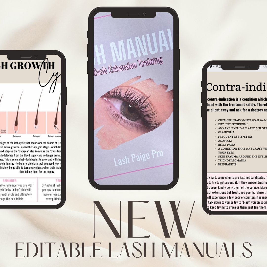 Eyelash Extension Training Manual - Lash Paige