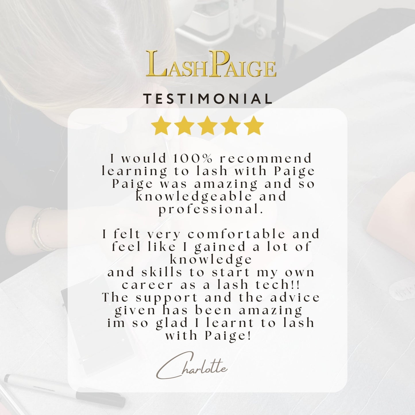 Learn 2 La$h - FREE KIT WORTH £130! - Lash Paige