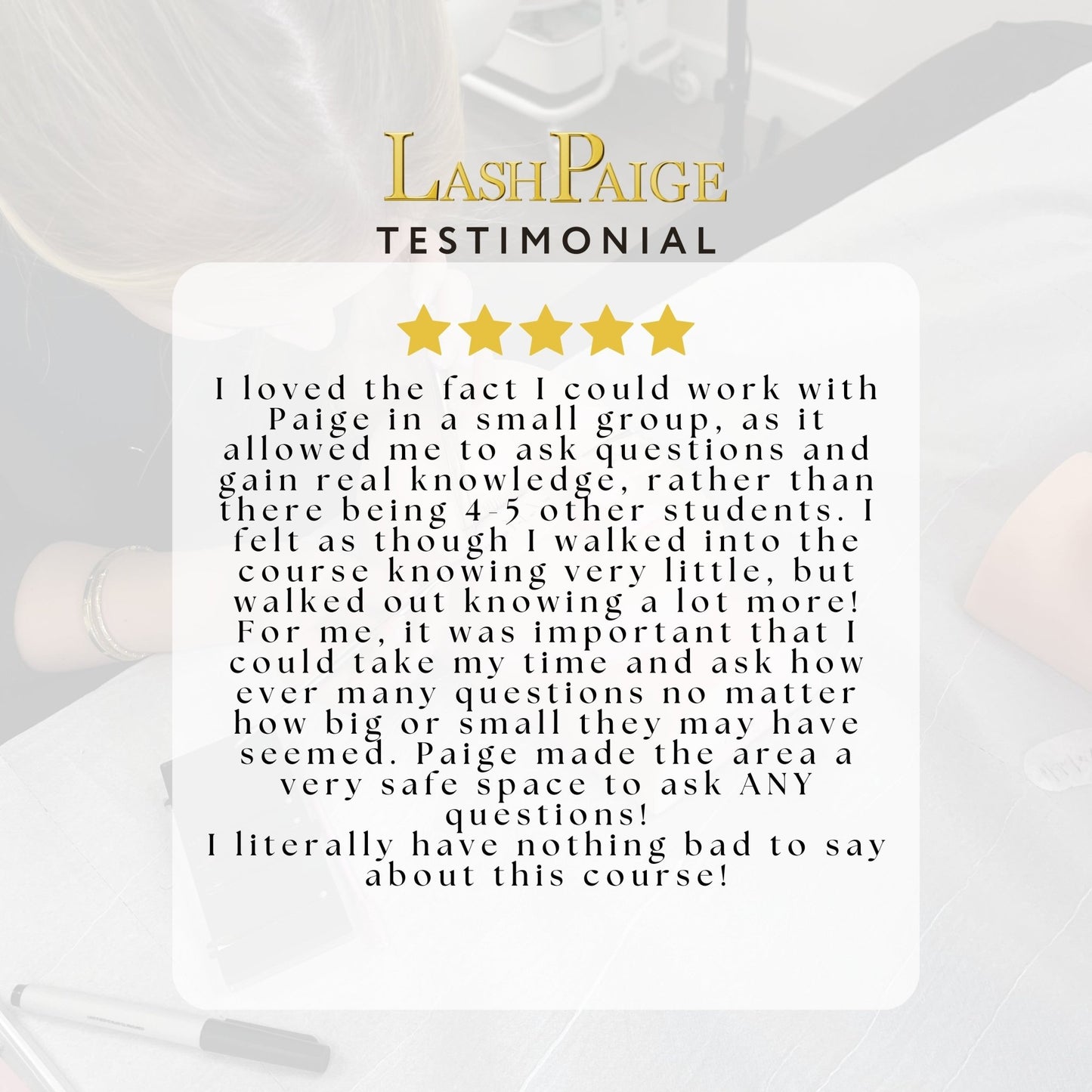 Learn 2 La$h - FREE KIT WORTH £130! - Lash Paige